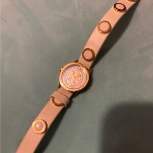 Tory Burch Gold and Cream Women's Watch
